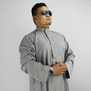 Hot-selling Islamic <b>Thobe</b> Muslim traditional clothing, anti-static, breathable, Abaya accessories, <b>men's</b> Joli dress - Product Image 5