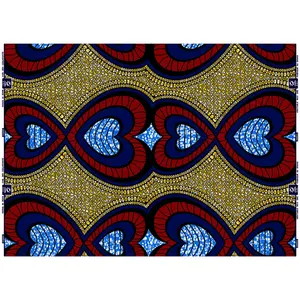 High Quality Ankara Real Cotton Wax Print Fabric African Printed Cotton Fabrics