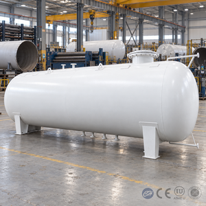 Réservoir de stockage en acier au carbone à support horizontal pour liquides inflammables, usage industriel chimique - Product Image 5