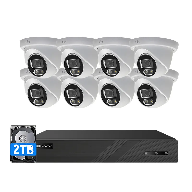 8CH KIT DVR 5MP keamanan Set AHD DVR kamera Video pengawasan H.265 8 Channel CCTV sistem kamera keamanan