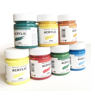 Nhãn Hiệu Riêng Cung Cấp Trực Tiếp Long Persistence Màu Sắc Tươi Sáng 45Ml Màu Sắc Acrylic Sơn Set - Product Image 1