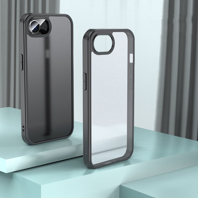 For iPhone SE4 Mobile Phone case Magnetic Fall protection case for iPhone 15 Pro Max Transparent Frosted Mobile Phone case