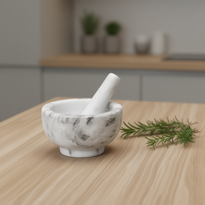 Marble Mortar 7 Cm 11 Cm Professional Kitchen <b>Utensil</b> - Product Image 3