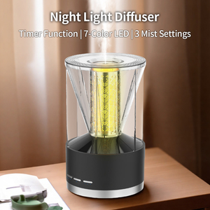 بخاخ ضباب إلكتروني بدون ماء بضوء ليد فاخر ، رشاش آلي - Product Image 2