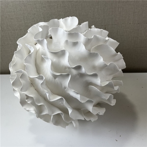 Jarrón de Cerámica Blanco Hecho a Mano, Diseño Nórdico Único, Decoración para el Hogar, Color Personalizable, para Sala de Estar o Bodas - Product Image 6