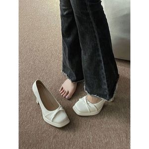 Zapatos de Novia DSYX XY0305, Mocasines de Cuero con Suela Suave Premium, Estilo Slip-On, Tendencia de Moda 2026, Verano-Otoño, Estilo Francés Mary Jane Casual - Product Image 2