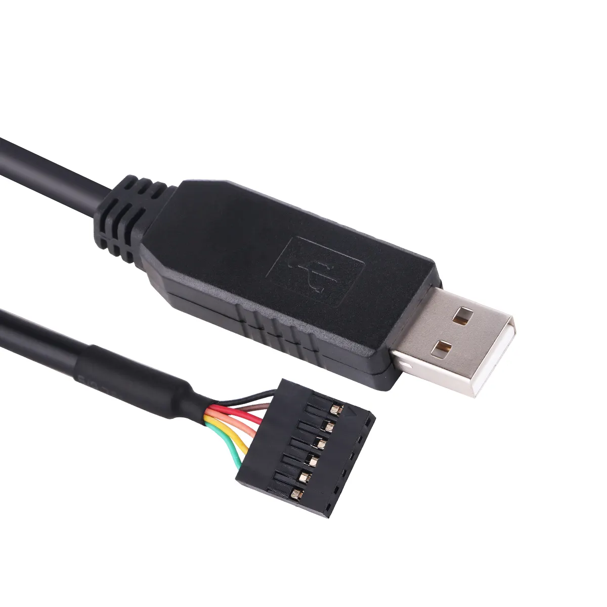 UBS to TTL 3v3 6 Pin Dupont Header Serial Cable,FTDI Chip Indsid ,Compatible with Windows ,Linux Mac OS