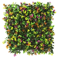 Vente en gros populaire de panneaux de gazon vert artificiel mur de feuilles Faux buis haie mur de toile de fond d'herbe pour la décoration intérieure de mariage