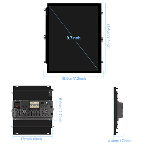 Radio para Auto Podofo de 9.7 Pulgadas, 6+128G, Pantalla Táctil Vertical Estilo Tesla, Estéreo para Auto, CarPlay Inalámbrico, Android Auto, BT/WiFi/GPS/FM/RDS - Product Image 5