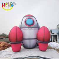 Publicidad gigante dirigible inflable Zeppelin avión dirigible avión inflable cohete