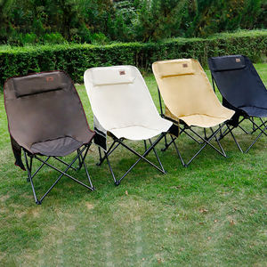 Chaise <span class=keywords><strong>de</strong></span> <span class=keywords><strong>camping</strong></span> ergonomique confortable avec dossier réglable, rembourrée, pliable et portable pour pique-nique et pêche - Product Image 1
