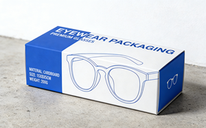 High-End Eyewear <b>Packaging</b> Box Made of Thick White Cardboard with Eco-Friendly Custom Size & Magnetic Closure - Product Image 4