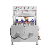 Machine automatique de fabrication de chocolats et de bonbons en acier inoxydable à 4 couleurs, machine de décoration de gâteaux