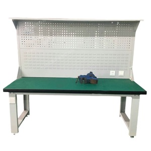 Station de travail pour le personnel d'atelier avec banc de travail multifonctionnel en acier laminé à froid et tiroirs, stockage de garage OEM - Product Image 1