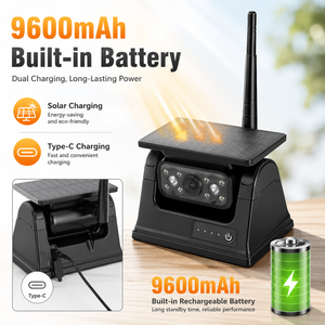 Sistema di Telecamera Wireless Solare con Montaggio Magnetico, Monitor da 5 Pollici, Visione Notturna, Telecamera Impermeabile per Camper e Camion - Product Image 5