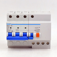 Disjoncteur miniature Chint NB1-63 Série C 1P-4P, capacité de coupure 6kA, 380V-680V AC