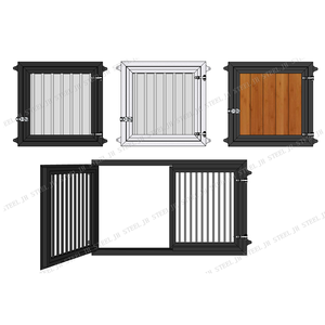 Ventanas de Vidrio Templado para Establos de Caballos, Duraderas para Exteriores, Anti-Patadas, con Barras de Ventilación - Product Image 1
