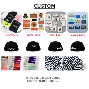 DDA576 Bonnet D'Hiver en Laine Tricotée Style Hip Hop Swag avec Bord Roulé, Bonnet de Pêcheur, Bonnet Docker - Product Image 3