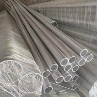 Tubo Redondo de Aluminio de 4 mm, 6 mm, 8 mm, Tubo de Precisión de Diámetro Pequeño con Servicios de Doblado/Soldadura/Corte, Estándar ASTM, Tamaños Personalizados