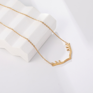Parures de bijoux de mode en vente en gros Collier en or et acier inoxydable Miami pour hommes Colliers en acier inoxydable plaqué or - Product Image 4