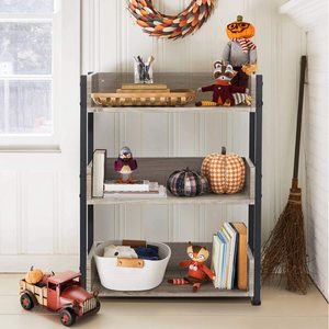 Combohome 3-Tier Bookcase <strong>Small</strong> Storage <strong>Shelves</strong> Industrial Shelving <strong>Unit</strong> for Living Room Bedroom Classroom - Product Image 5