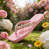Accessoires personnalisables pour chaussures femme : Chaîne florale en strass style western en forme de V pour tongs, Or/Argent/Gunmetal