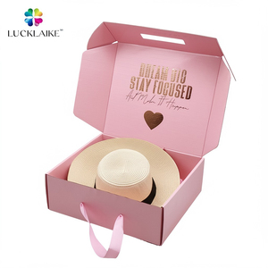 Tùy Chỉnh Lớn Hộp Các Tông Hoodies Quần Áo Hat Giày Đóng Gói Sóng Vận Chuyển Gửi Gói Màu Hồng Hộp Cho Bao Bì - Product Image 3