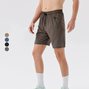 Pantalones cortos de gimnasio de secado rápido Bolsillo lateral Tela personalizada Casual Desgastado Streetwear Diseño Servicio OEM Sólido - Product Image 6