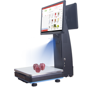 Balance tactile SCPOS AI-1 pour supermarché, balance <span class=keywords><strong>de</strong></span> pesage, reconnaissance d'IA Win/Android, imprimante <span class=keywords><strong>de</strong></span> reçus avec <span class=keywords><strong>logiciel</strong></span> <span class=keywords><strong>de</strong></span> point <span class=keywords><strong>de</strong></span> vente - Product Image 2