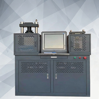 Mesin Uji Kompresi Semen Mortar Servo Komputer GLOMRO GLO-S300KN 300kN Resolusi 0.001N Plat 156MM untuk Semen