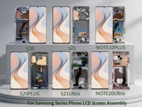 Écran tactile OLED d'origine pour téléphone portable, assemblage d'écran pour modèles S7 Edge/S8/S9/S10/S20 Plus/S21/S22/S23, garantie 1 an