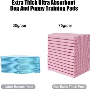 Cartoon Style Biodegradable Puppy Potty Training Diapers Absorbent Wool Bamboo Material Breathable Pee Pads Disposable Pet Pads - Product Image 3