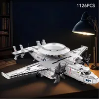 Reobrix 33029 Blok Bangunan Pesawat Peringatan Dini Udara E-2 Eagle Eye Hadiah Ulang Tahun Anak Laki-laki  Blok Bangunan  Set