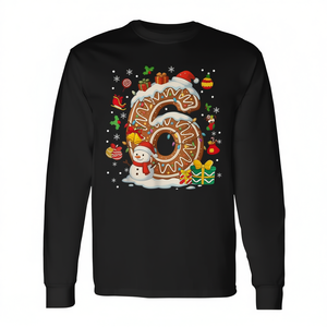 Camiseta navideña de manga larga con diseño de pareja, número 67, Six Seven Meme - Product Image 2