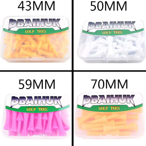 Tees <span class=keywords><strong>de</strong></span> golf en plastique multicolores à prix avantageux, avec contrôle <span class=keywords><strong>de</strong></span> hauteur par degrés, accessoires <span class=keywords><strong>de</strong></span> golf - Product Image 6