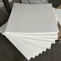 Feuille de PTFE pur moulé à 100 %, feuille de PTFE vierge de haute qualité, plaque de PTFE blanche, découpe sur mesure