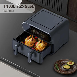 Eytronic 5,5 + 5.5L <span class=keywords><strong>Freidora</strong></span> de aire de doble zona con doble cesta Pantalla LED sin aceite Digital 10L 11L Gran capacidad <span class=keywords><strong>freidora</strong></span> de aire - Product Image 6