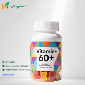 Vitamina c e collagene a forma di animale Gummies di vitamina con D3 K2 <span class=keywords><strong>B</strong></span> C collagene e fibra, sapore di fragola - Product Image 1