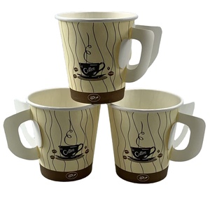 Bicchieri di Carta Laike Nuovo Modello a Parete Singola, Best Seller di Anqing, Bicchieri di Carta con Manico per Caffè - Product Image 1