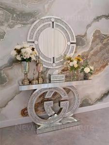 <span class=keywords><strong>Consola</strong></span> <span class=keywords><strong>con</strong></span> <span class=keywords><strong>Espejo</strong></span> para <span class=keywords><strong>Recibidor</strong></span> de Villa, Muebles de Lujo <span class=keywords><strong>con</strong></span> Luz para Sala de Estar, Muebles Modernos de Cristal para el Hogar, Imagen 1, Juego de 1 - Product Image 4