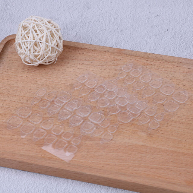 (5 звезд (ы) поставщик дышащие туфли из прозрачного пластика Двусторонняя лента для ногтей наклейки для ногтей советы