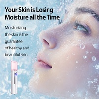 Vaporizador Facial Hidratante de Ozono, Rociador Facial Nano, Atomizador Portátil de Viaje, Rociador Facial de Ozono
