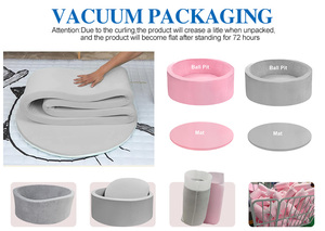 Mềm trong nhà Babi bóng Hồ bơi giá rẻ grey bọt <span class=keywords><strong>Pit</strong></span> với quả bóng trẻ em bé một cách an toàn trong nhà sân chơi <span class=keywords><strong>Pit</strong></span> chơi bọt grey Babi bóng hồ bơi - Product Image 3