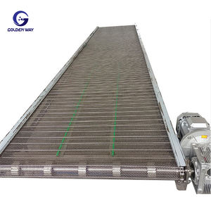 Isıya Dayanıklı, Sağlam Paslanmaz Çelik, Ayarlanabilir <span class=keywords><strong>Spiral</strong></span> Dengeli Örgü Bantlı Konveyör, Soğutma veya Dondurucu İçin Yeni - Product Image 6