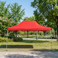 Tente pliante pop-up personnalisée avec logo, 3x3m, 10x10ft, imperméable, pour salons professionnels, fêtes, mariages et événements