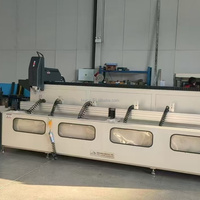 Máquina de Perforación y Fresado para Cerraduras de Puertas de Madera, Máquina de Perforación de 3 Ejes para Puertas y Ventanas de Aluminio