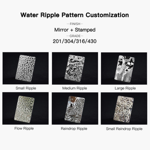 ขายตรงจากโรงงาน 201 1219x2438 แผ่นสแตนเลสสีทอง<span class=keywords><strong>ไท</strong></span>เทเนียมลายคลื่นน้ำ สำหรับงานฝ้า<span class=keywords><strong>เพดาน</strong></span>และหลังคา - Product Image 4