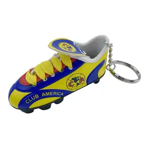 Futbol Soccer Shoe Keychain Football Boots Mini Shoes Keychain Keyring