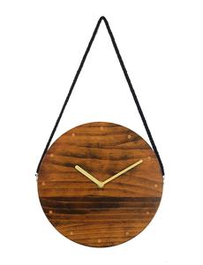 Orologio <span class=keywords><strong>da</strong></span> <span class=keywords><strong>Parete</strong></span> <span class=keywords><strong>in</strong></span> <span class=keywords><strong>Legno</strong></span> Moderno Senza Numeri con Corda <span class=keywords><strong>per</strong></span> Appendere, <span class=keywords><strong>per</strong></span> Soggiorno e <span class=keywords><strong>Cucina</strong></span> - Product Image 2
