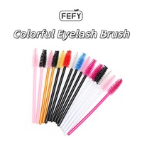 Brosses à mascara jetables professionnelles écologiques et durables de haute qualité, douces et confortables, 50 pièces/sac – Outils très demandés